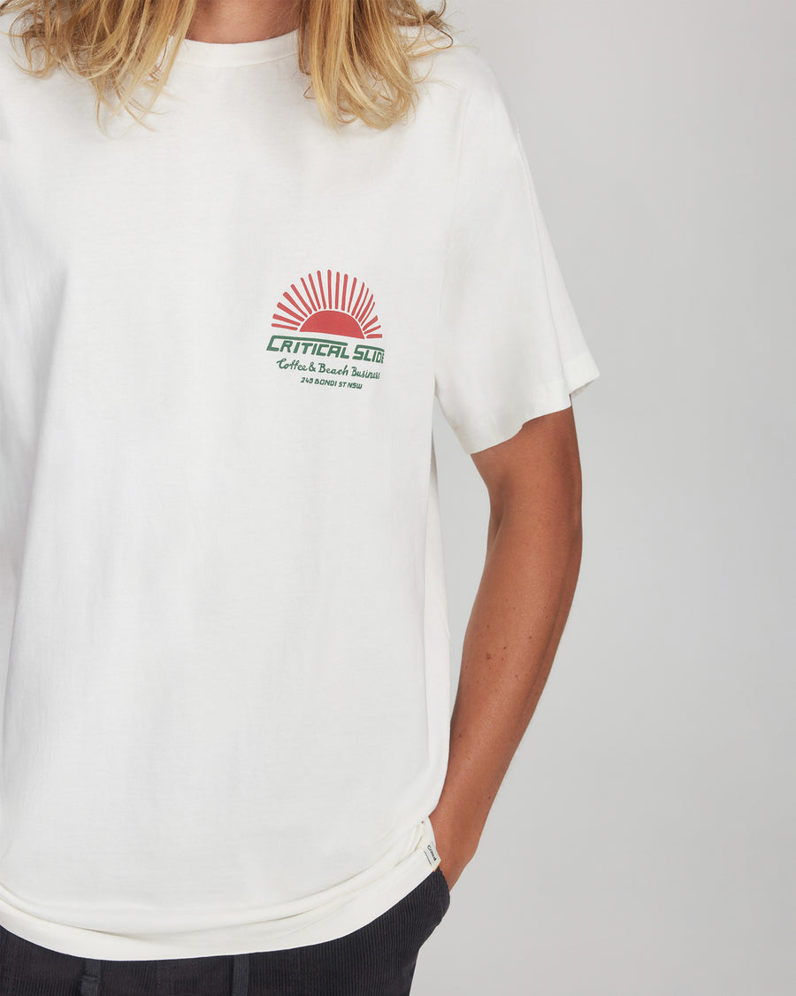 Rising Sun Tee  - Vintage White