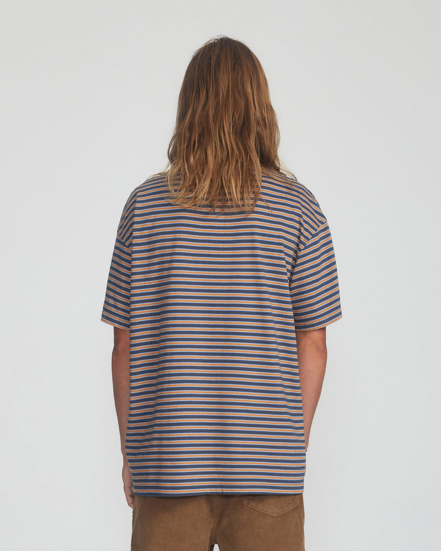 Dune Stripe Tee - Brown