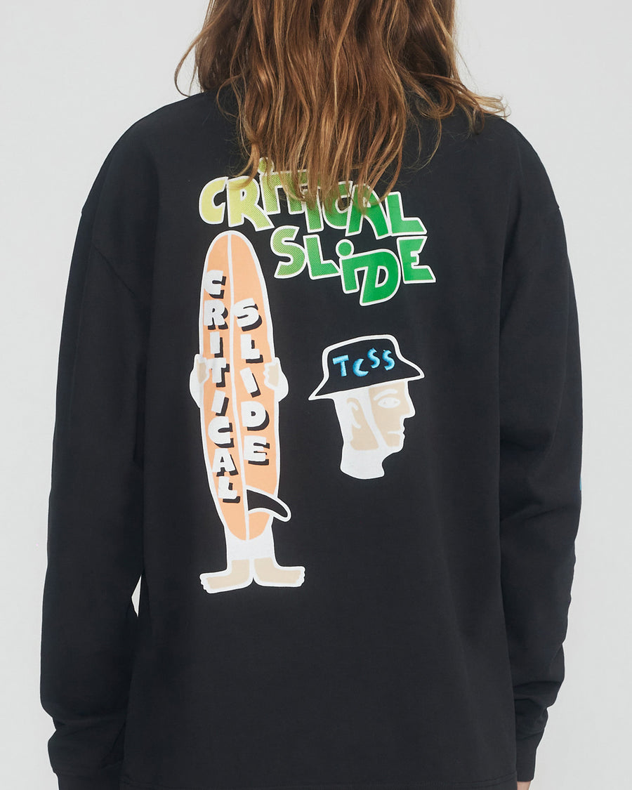 Multi Long Sleeve Tee  - Vintage Black