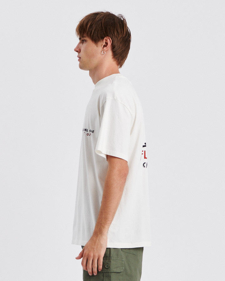 Flat Out Tee - Vintage White