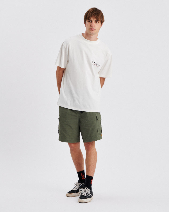 Flat Out Tee - Vintage White