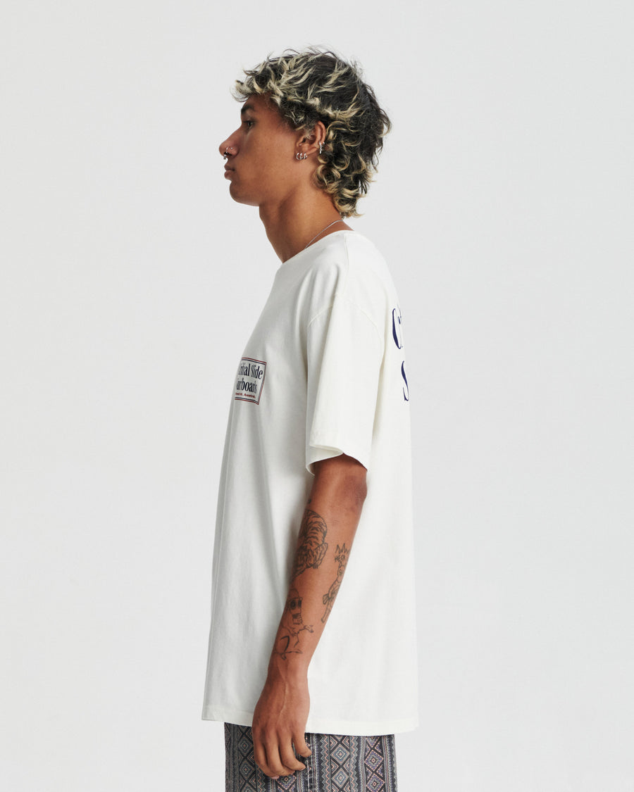Offset Tee - Vintage White