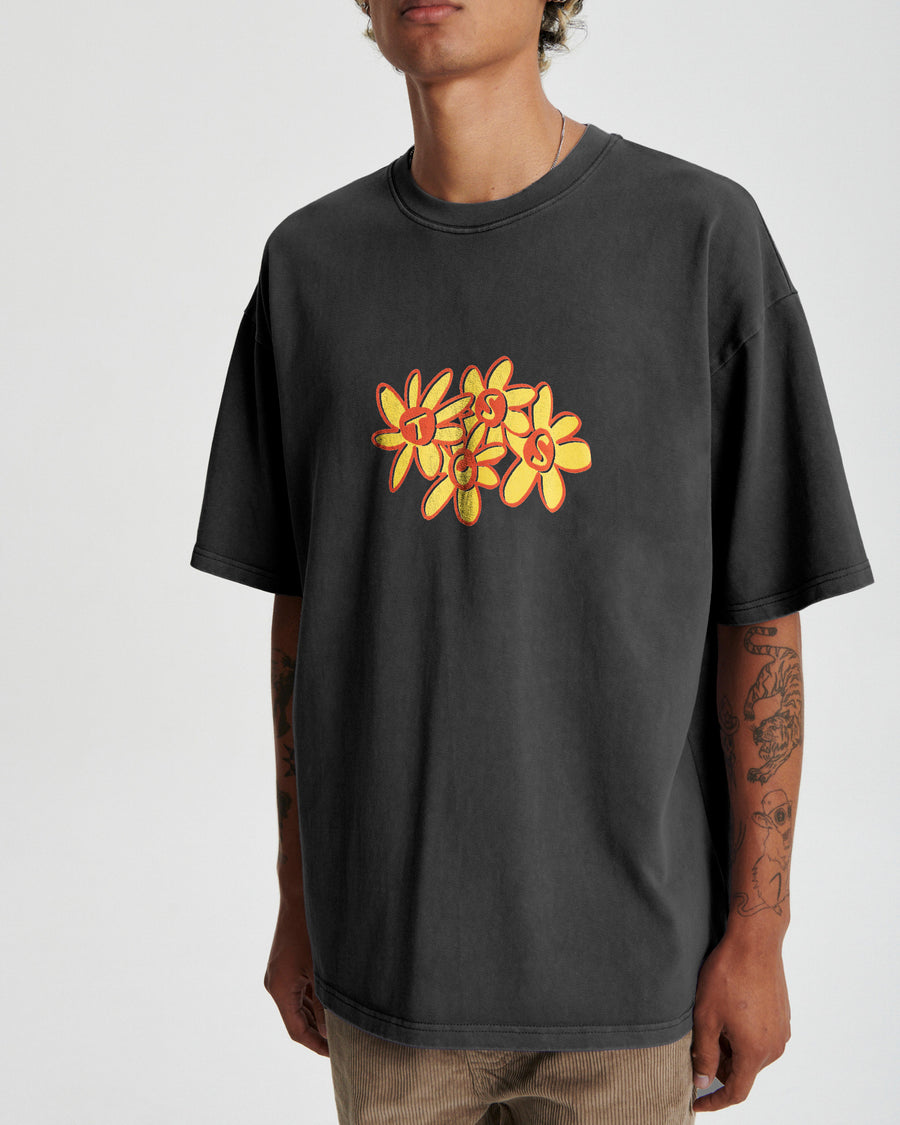 Crazed Tee - Vintage Black