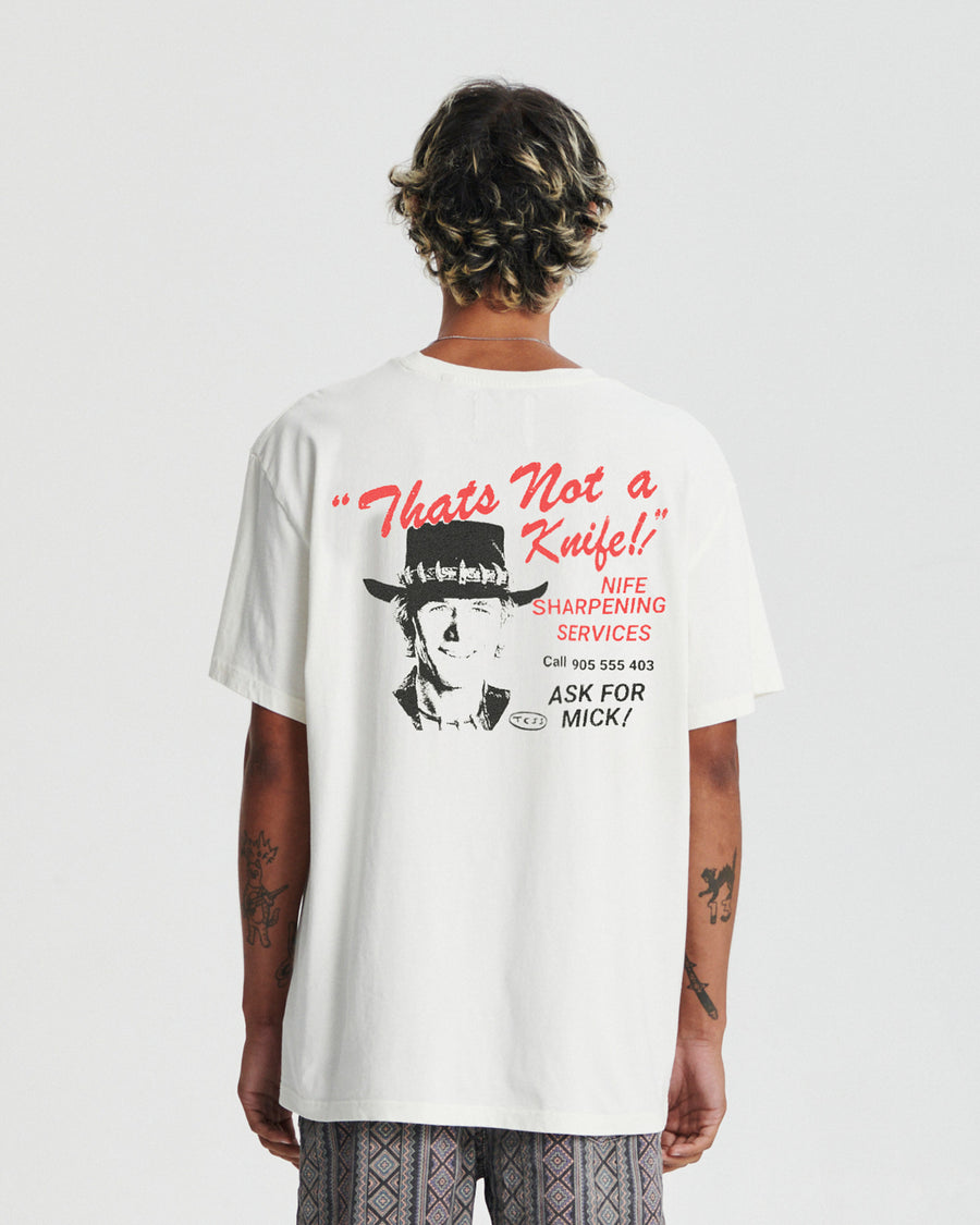 Sharpen Service Tee - Vintage White