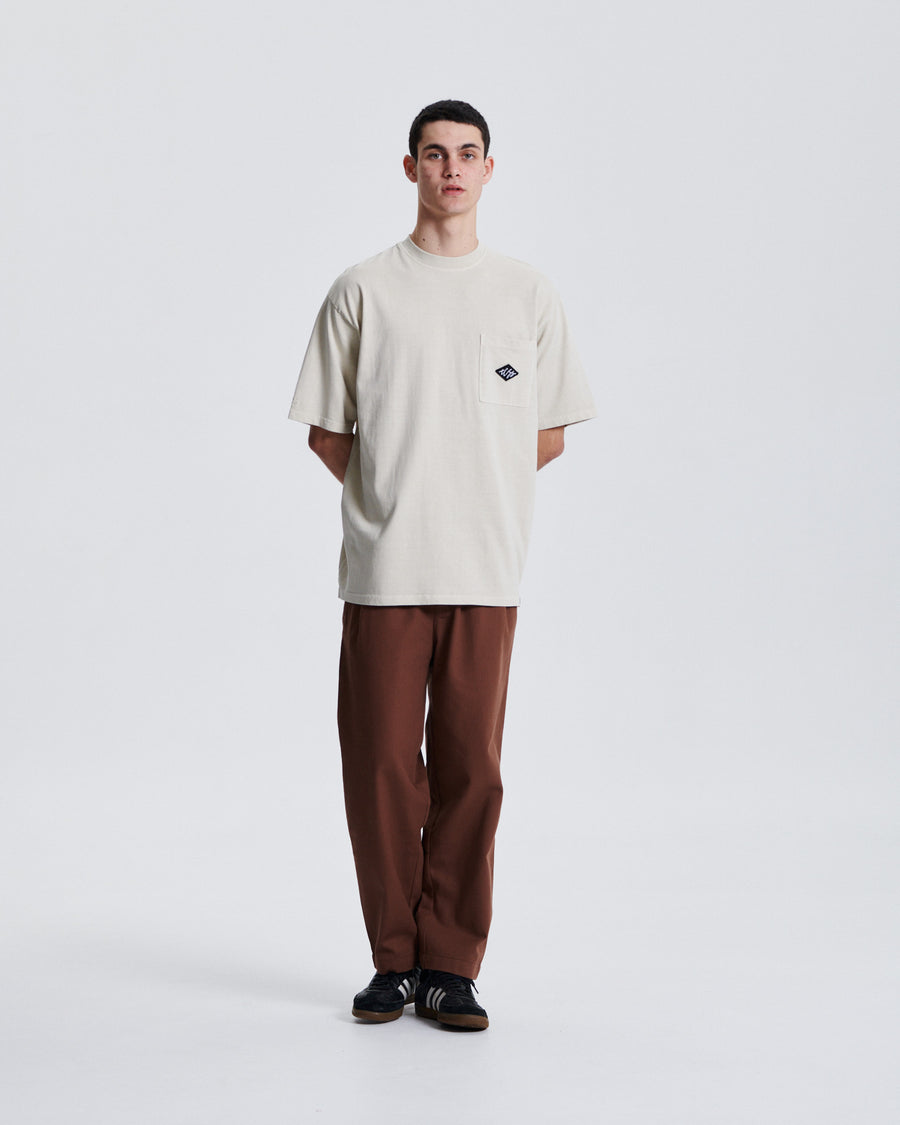 Scribble Pkt Tee - Bone