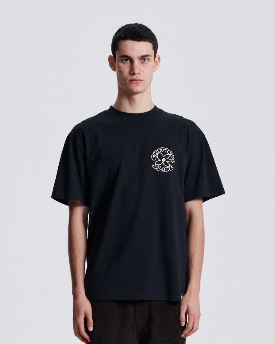 Blooms Tee - Vintage Black