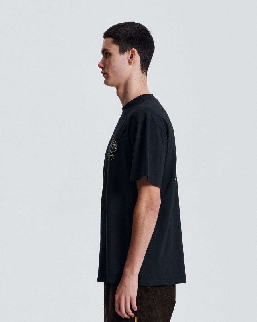 Blooms Tee - Vintage Black