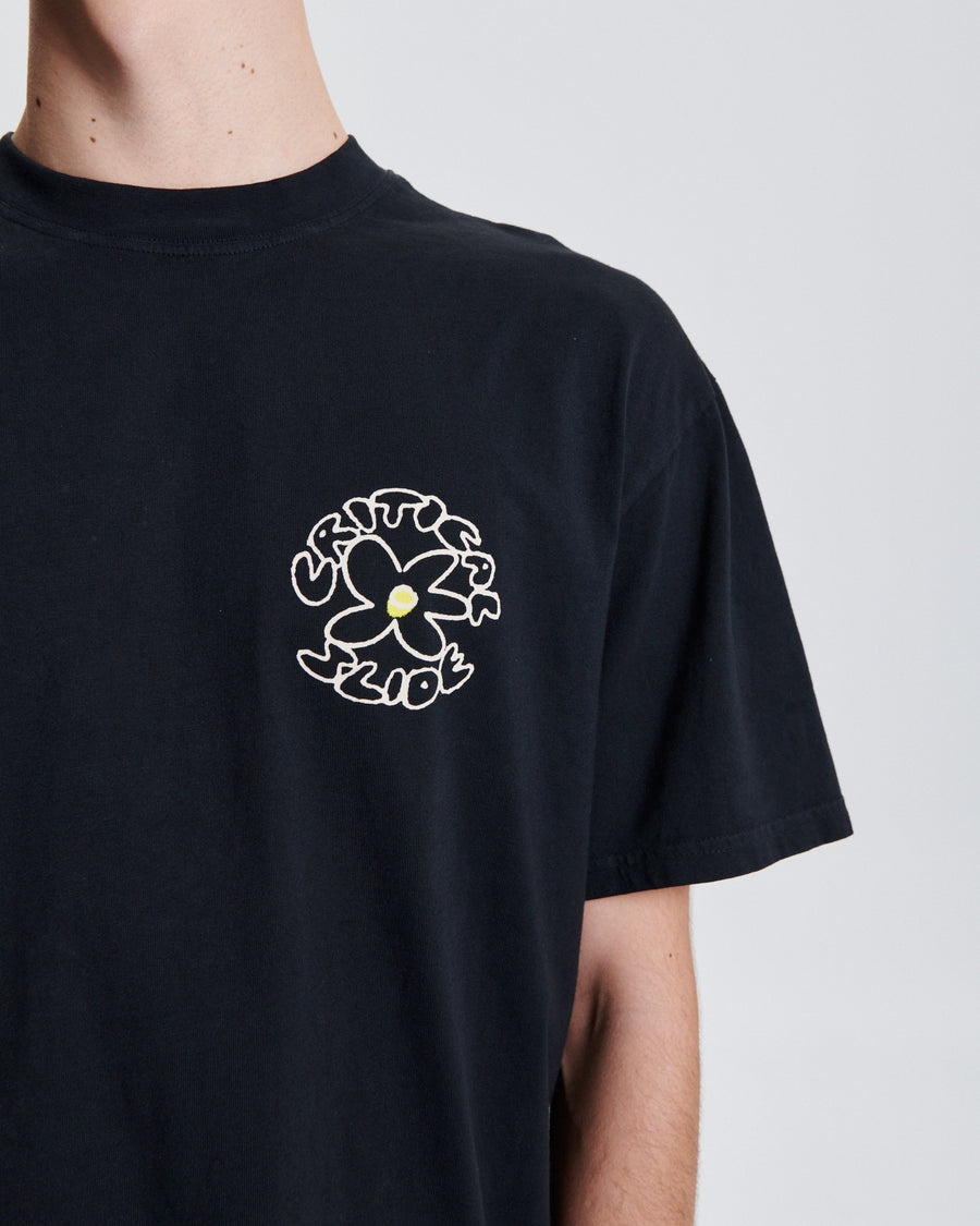Blooms Tee - Vintage Black