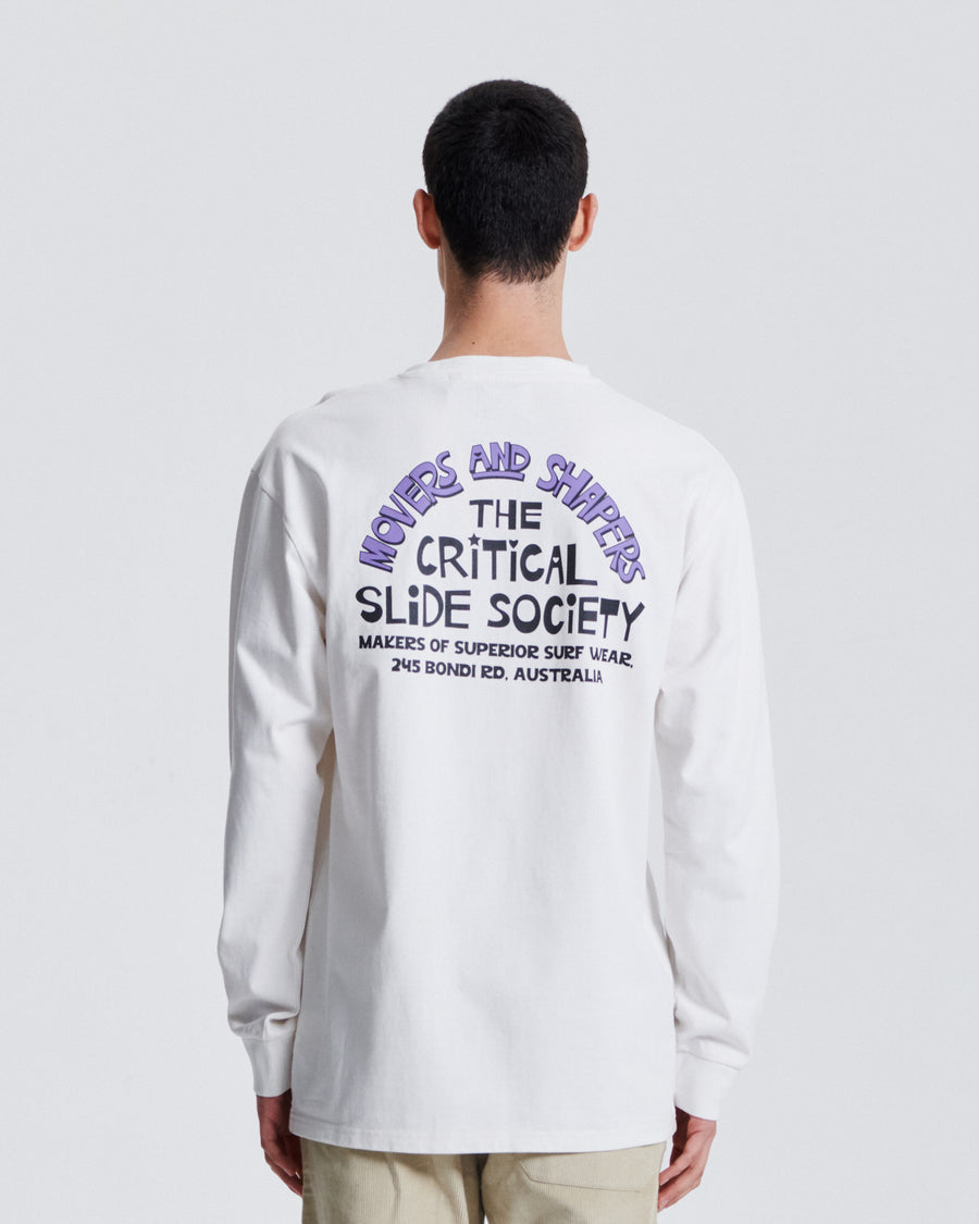 Community LS Tee - Vintage White