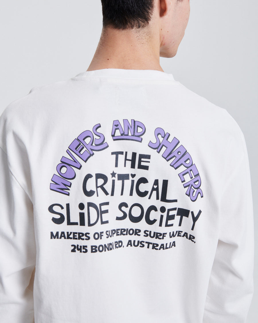 Community LS Tee - Vintage White