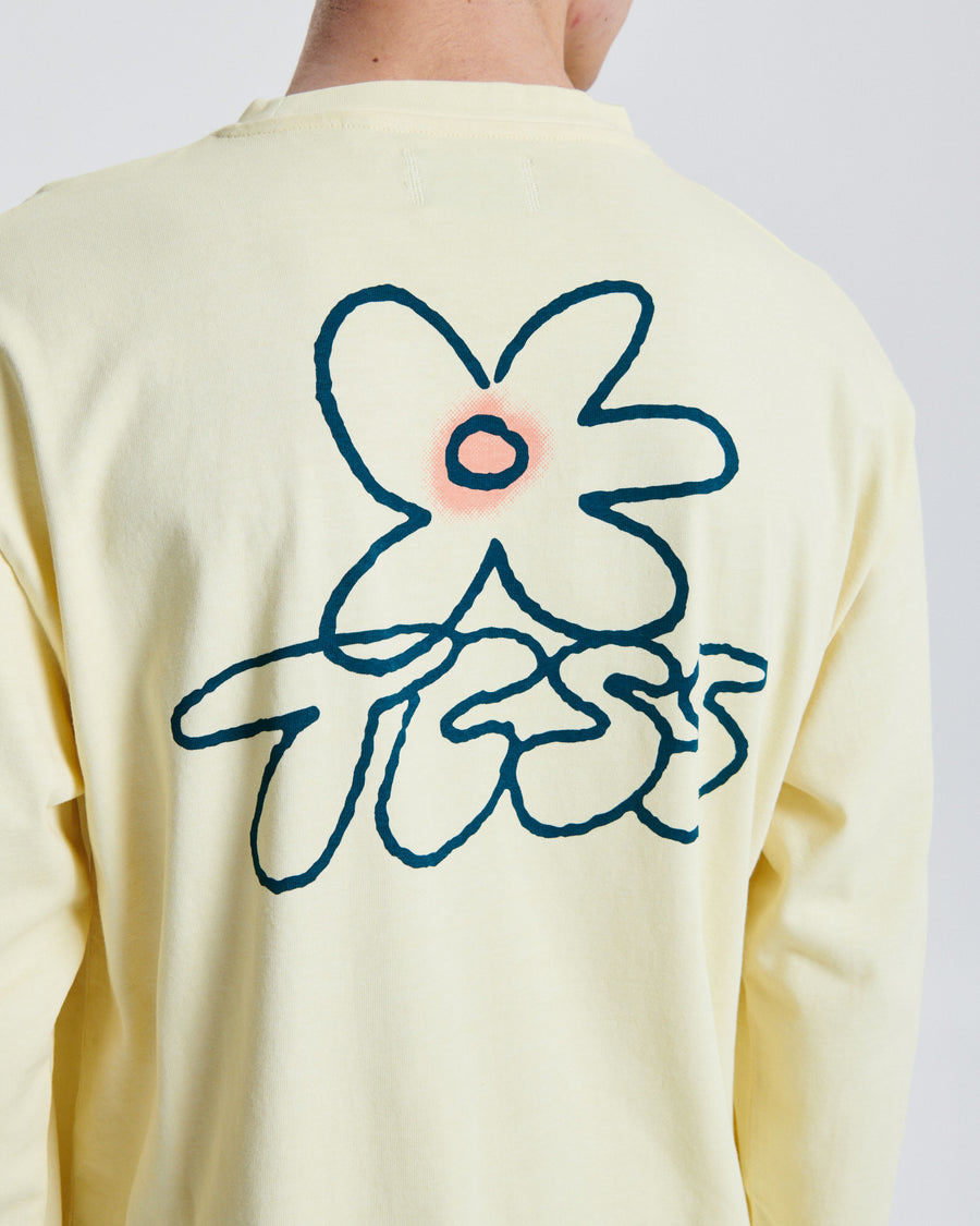 Blooms LS Tee - Banana