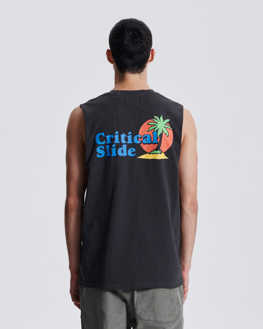 Castaway Muscle Tee - Phantom