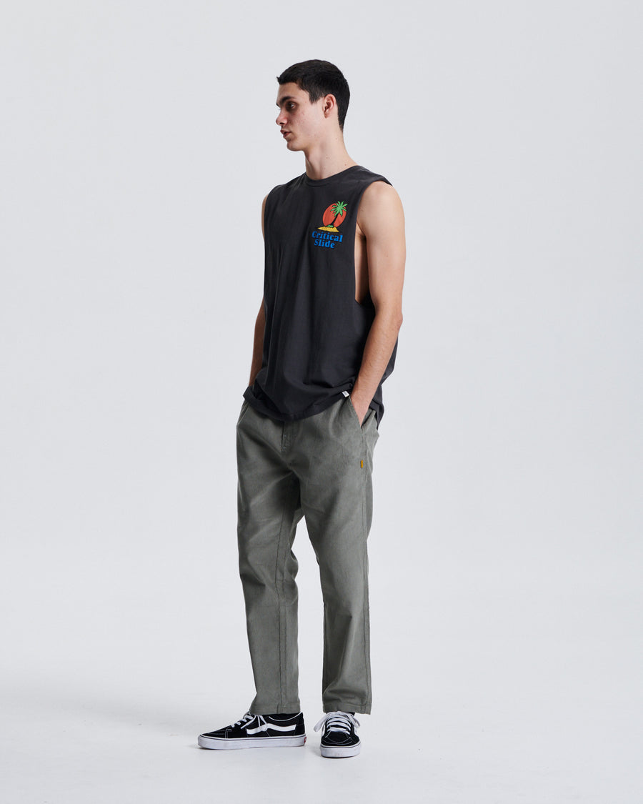 Castaway Muscle Tee - Phantom