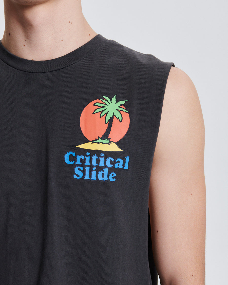 Castaway Muscle Tee - Phantom
