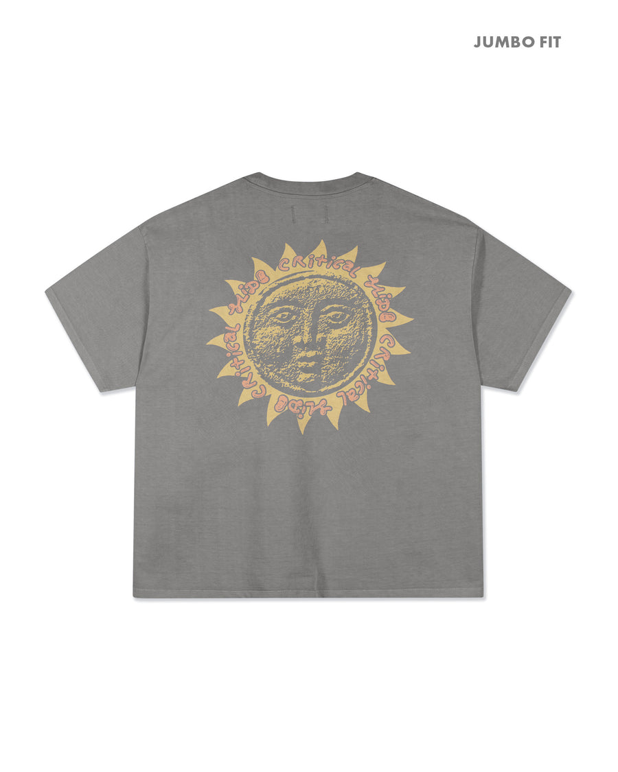 Sunrise Jumbo Fit Tee - Ashphalt