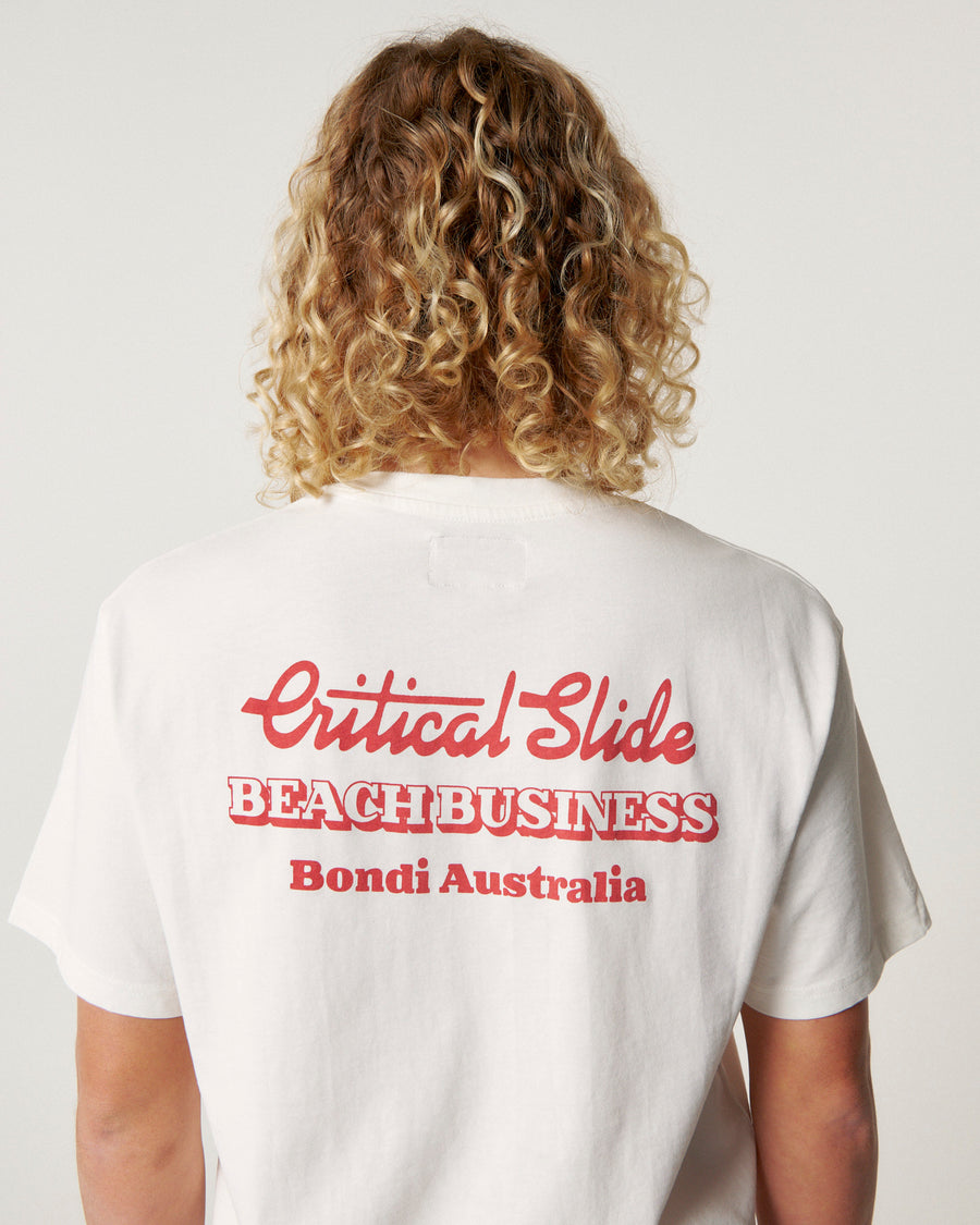 Business Tee - Vintage White