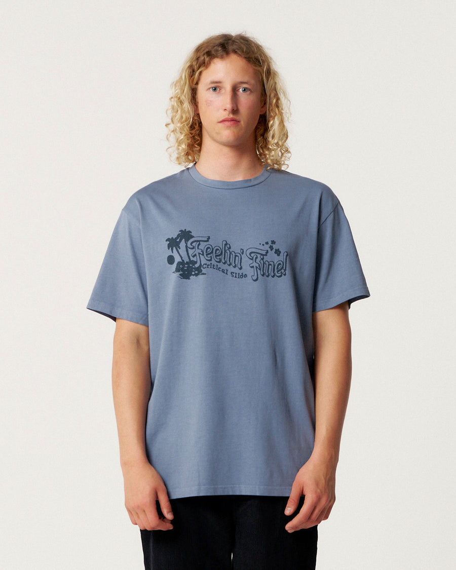 Feeling Fine Tee - Blue