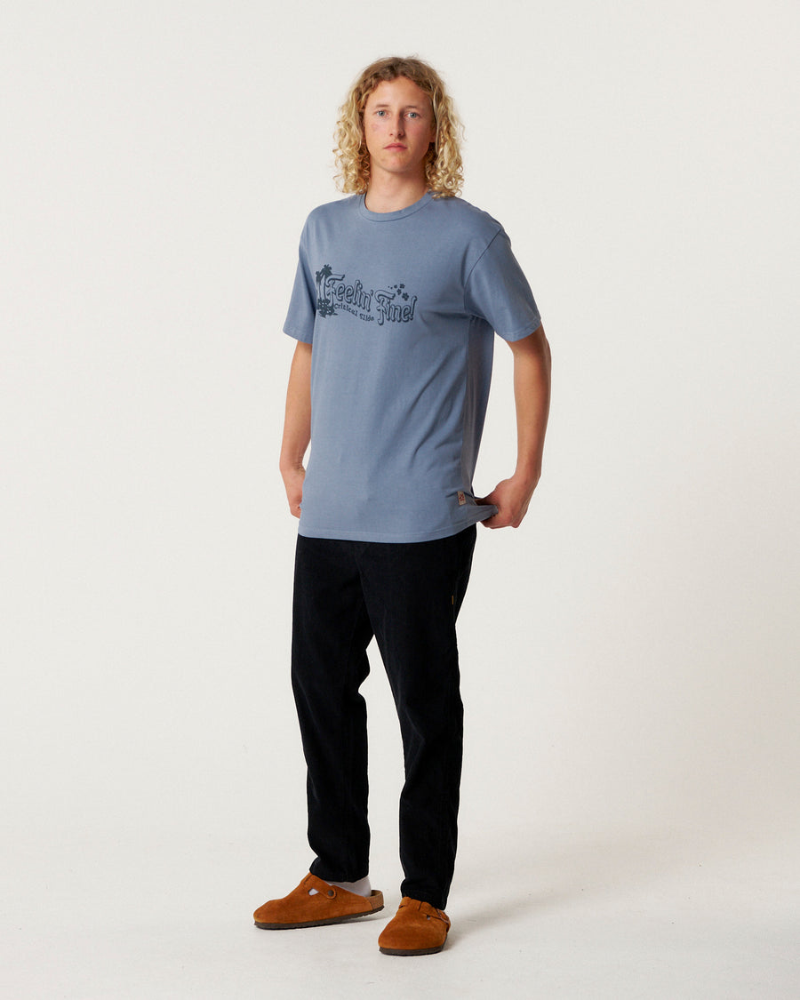 Feeling Fine Tee - Blue