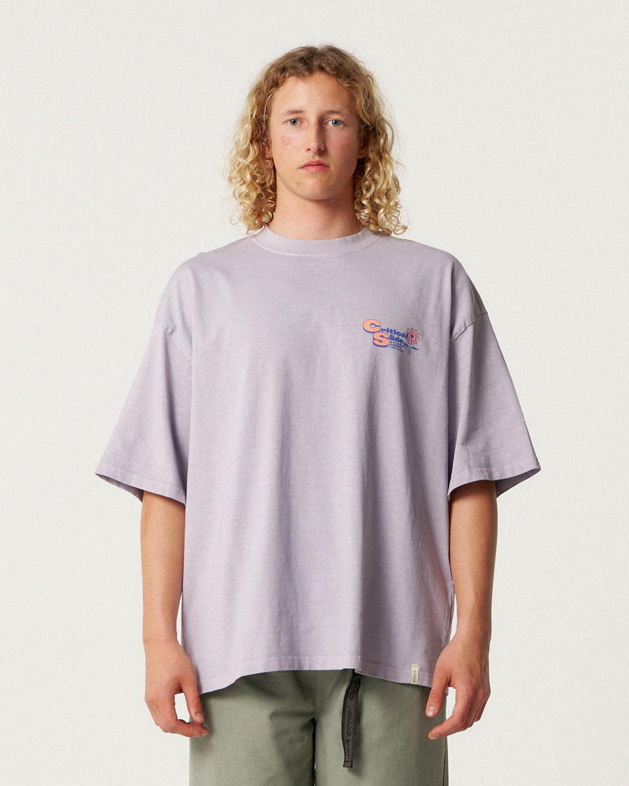 Power Tee - Washed Purple