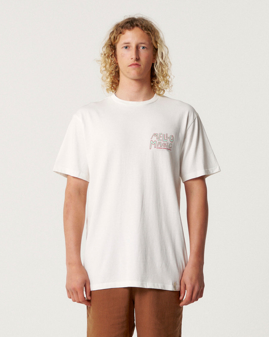 Mello Magic Tee - Vintage White