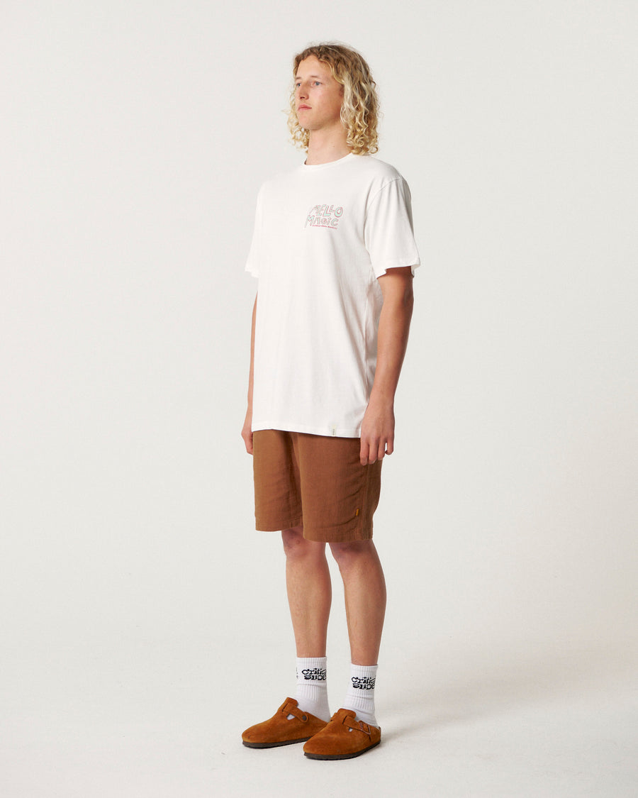 Mello Magic Tee - Vintage White