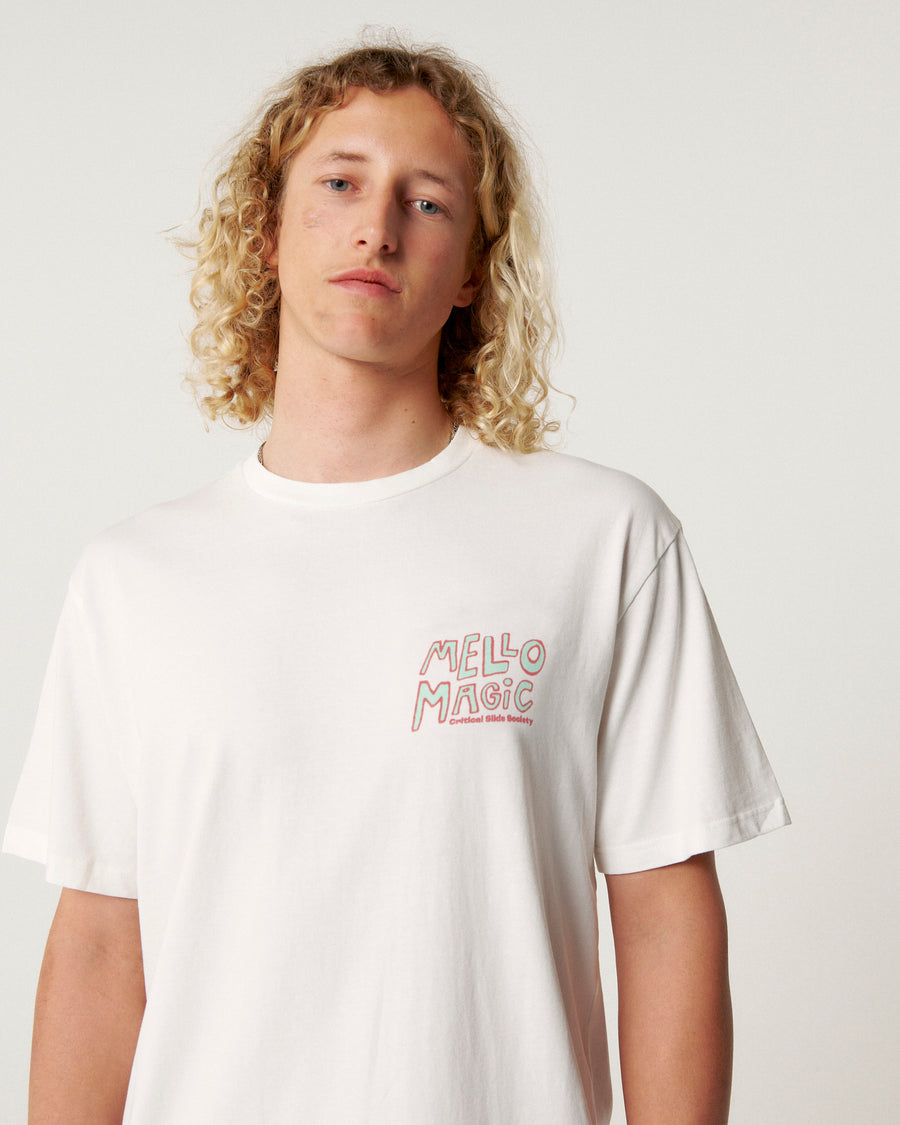 Mello Magic Tee - Vintage White