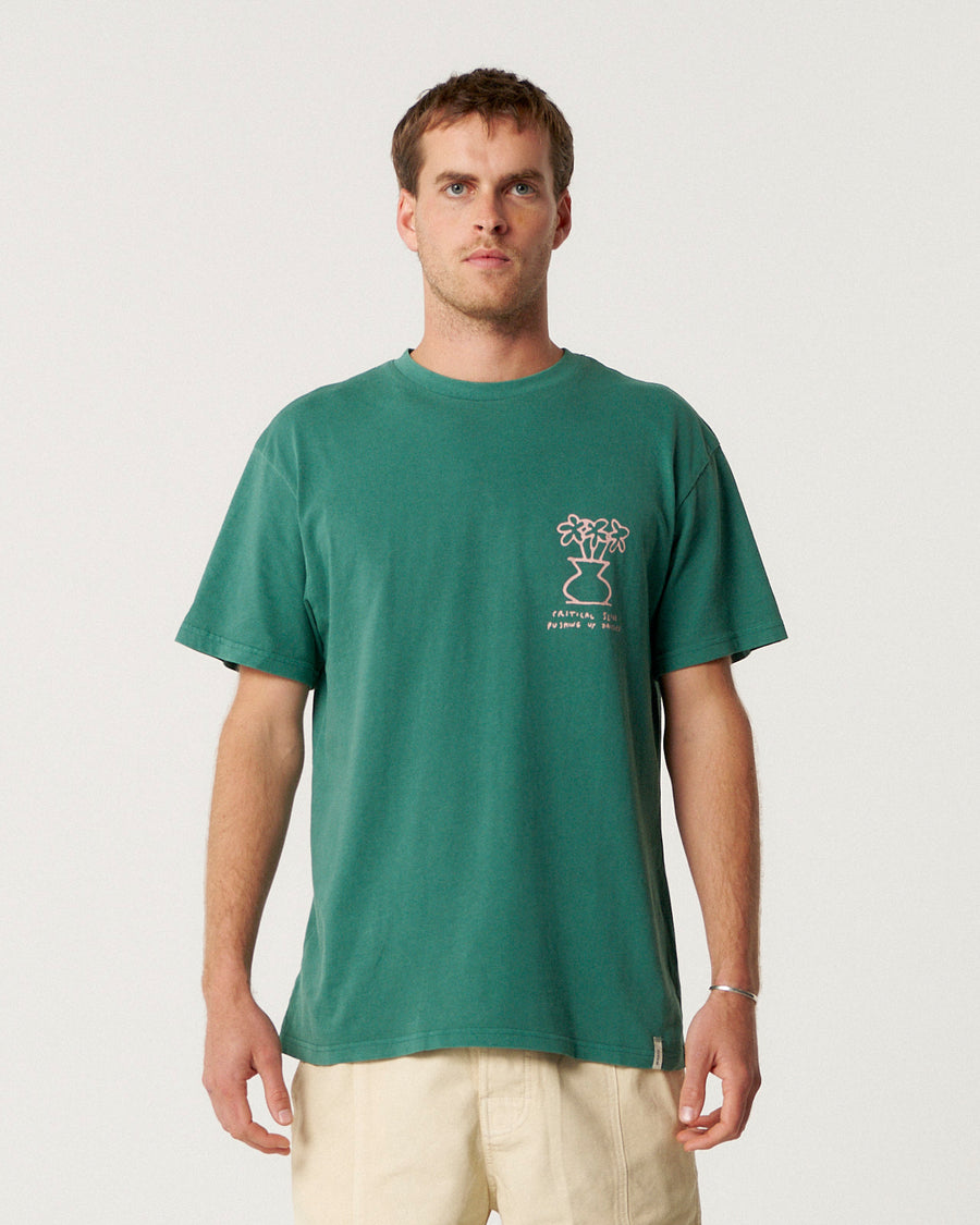 Daisy Tee - Dusty Green