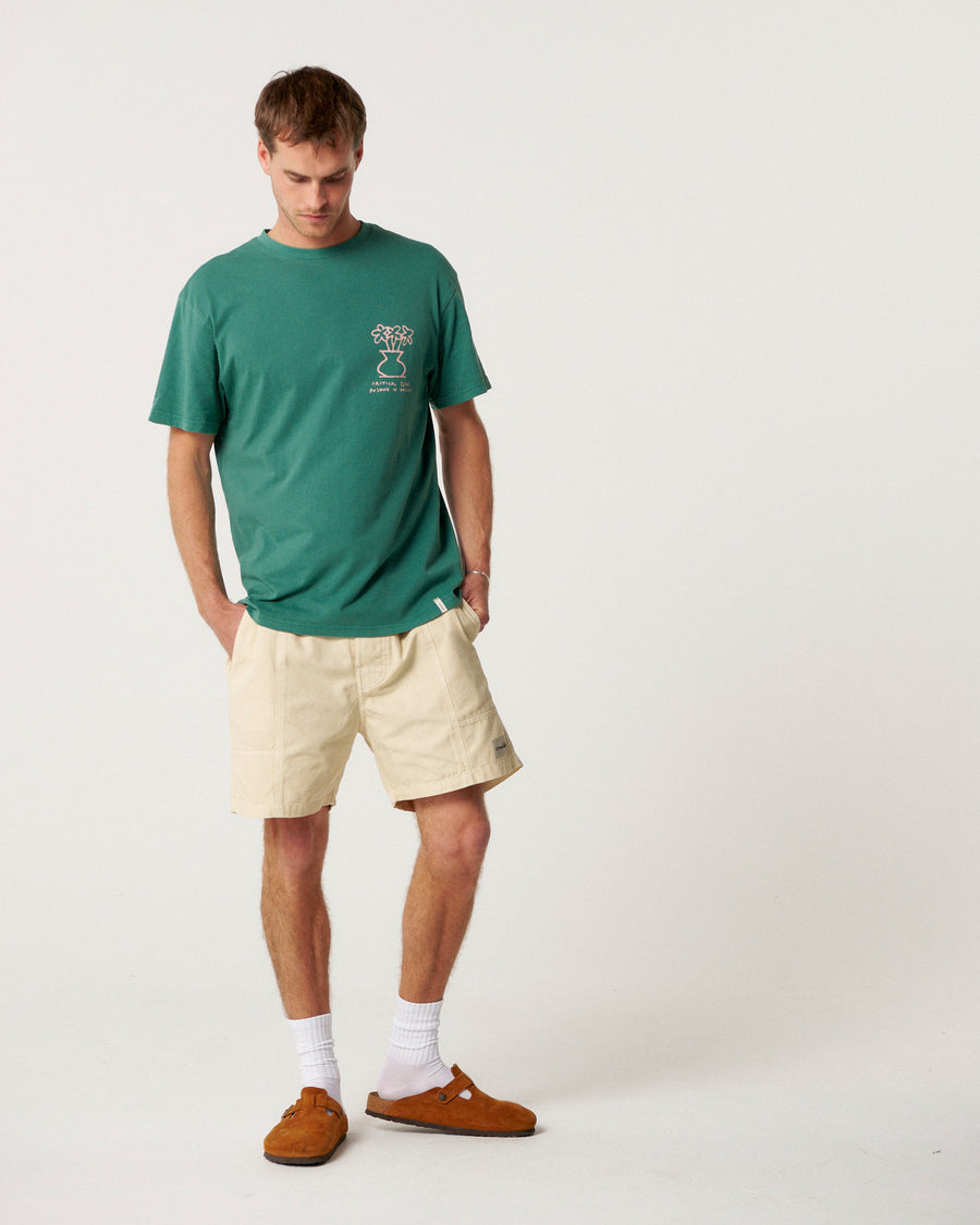 Daisy Tee - Dusty Green