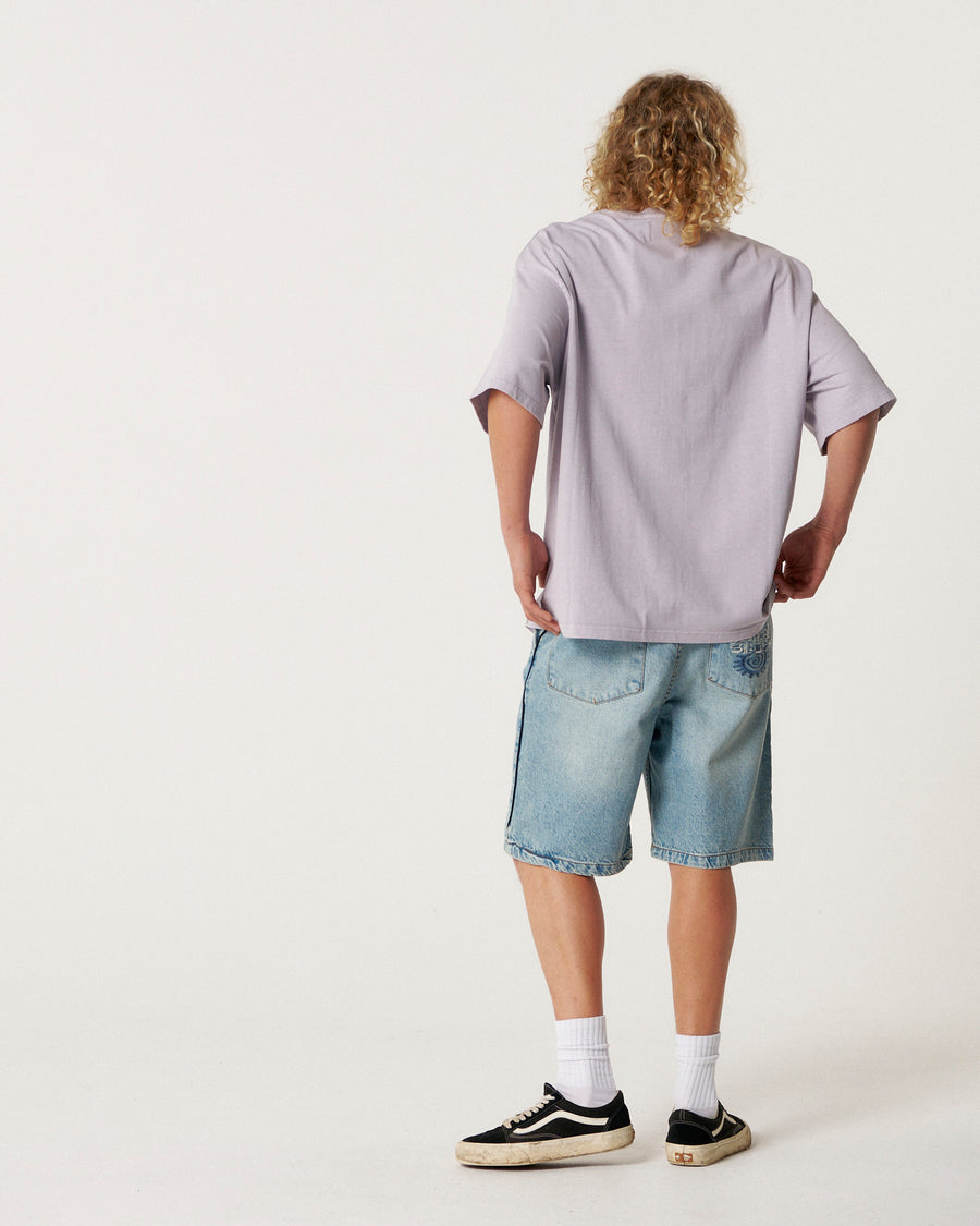 Jumbo Pocket Tee - Washed Purple