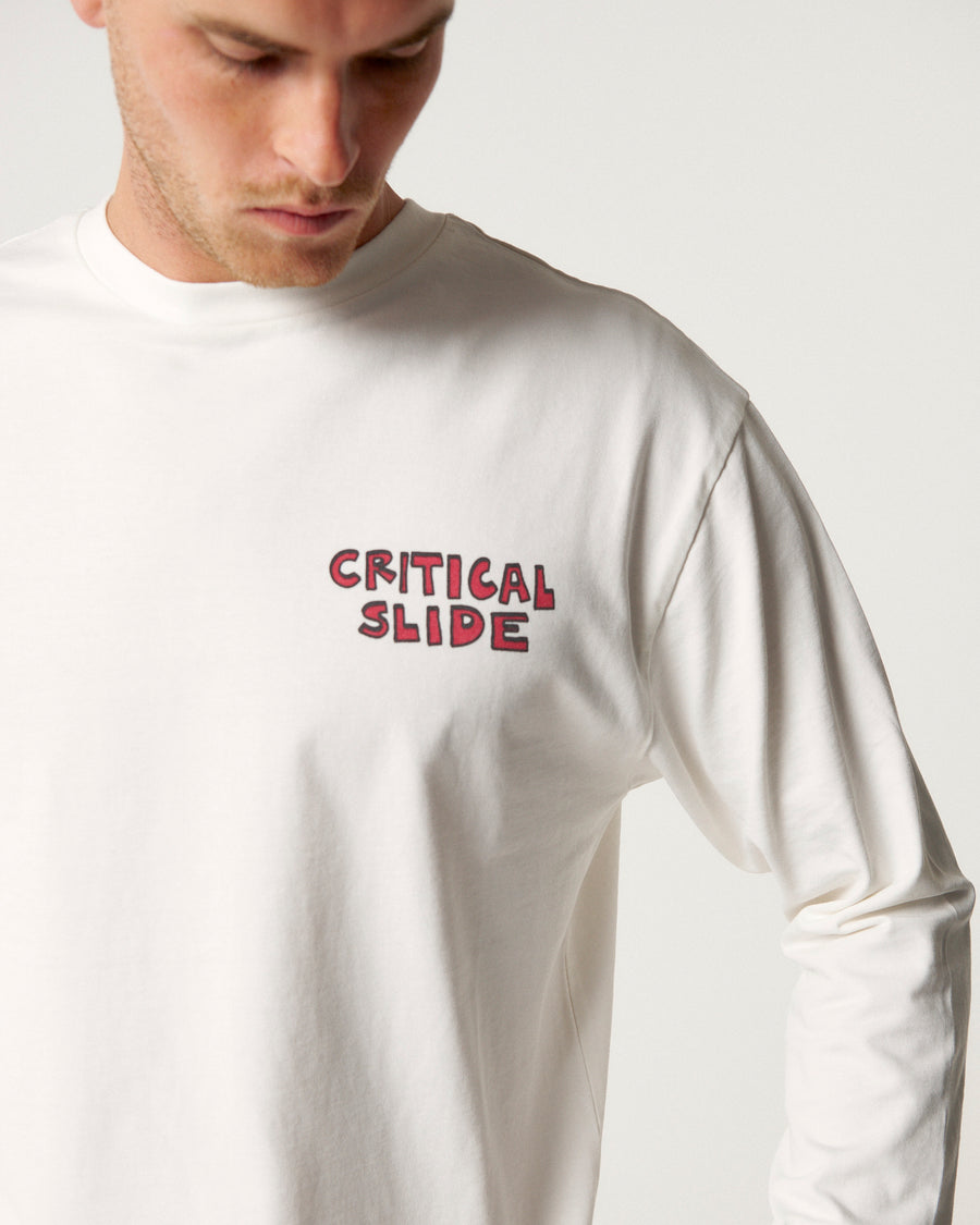 Log Removals Longsleeve Tee - Vintage White
