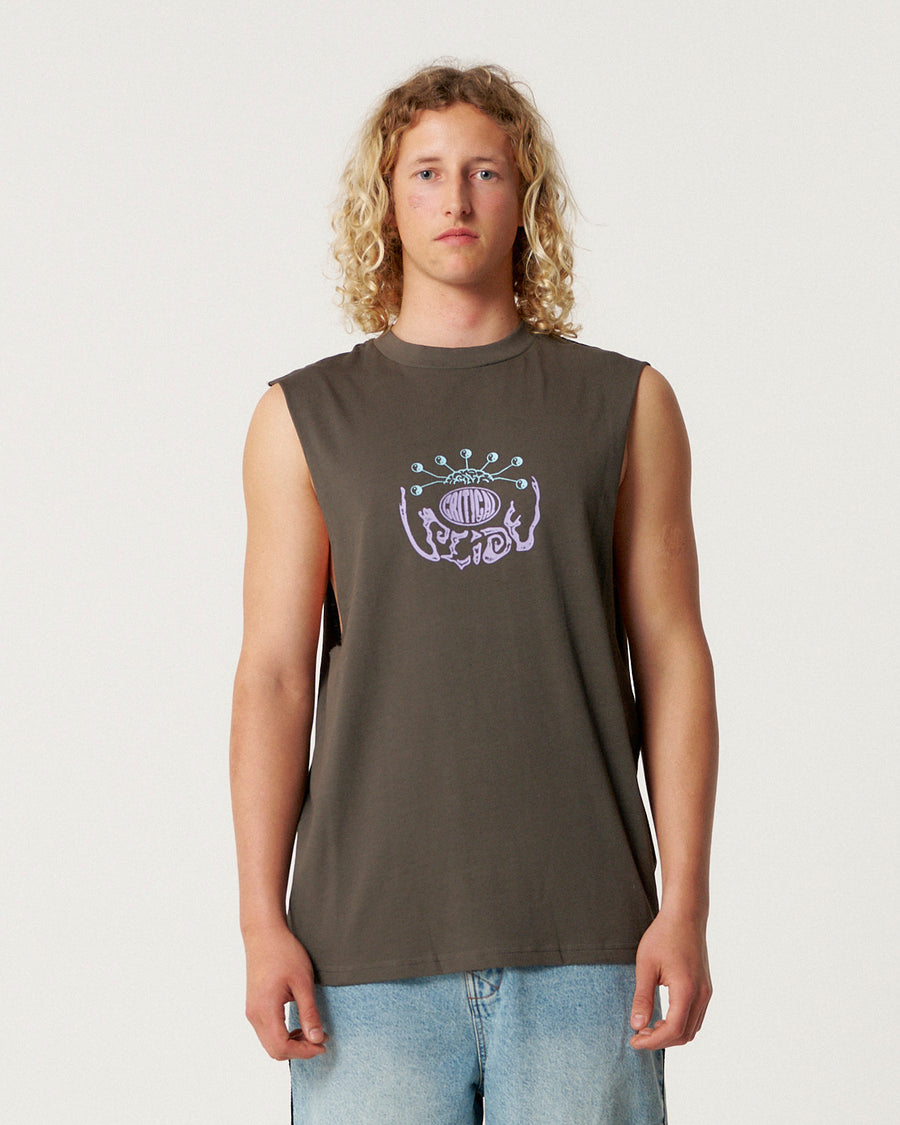 Madness Muscle Tee - Ashphalt