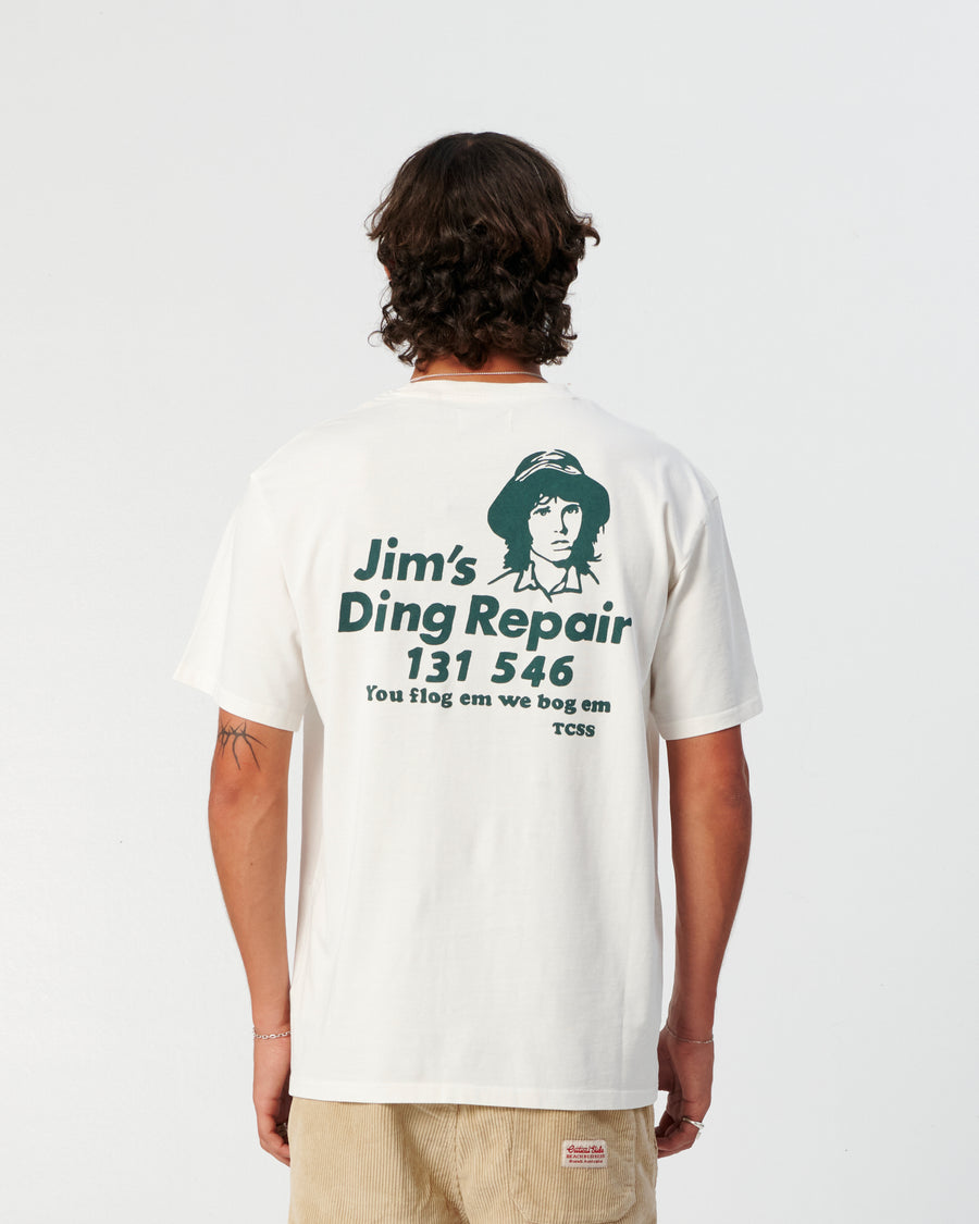 Ding Tee - Vintage White – The Critical Slide Society