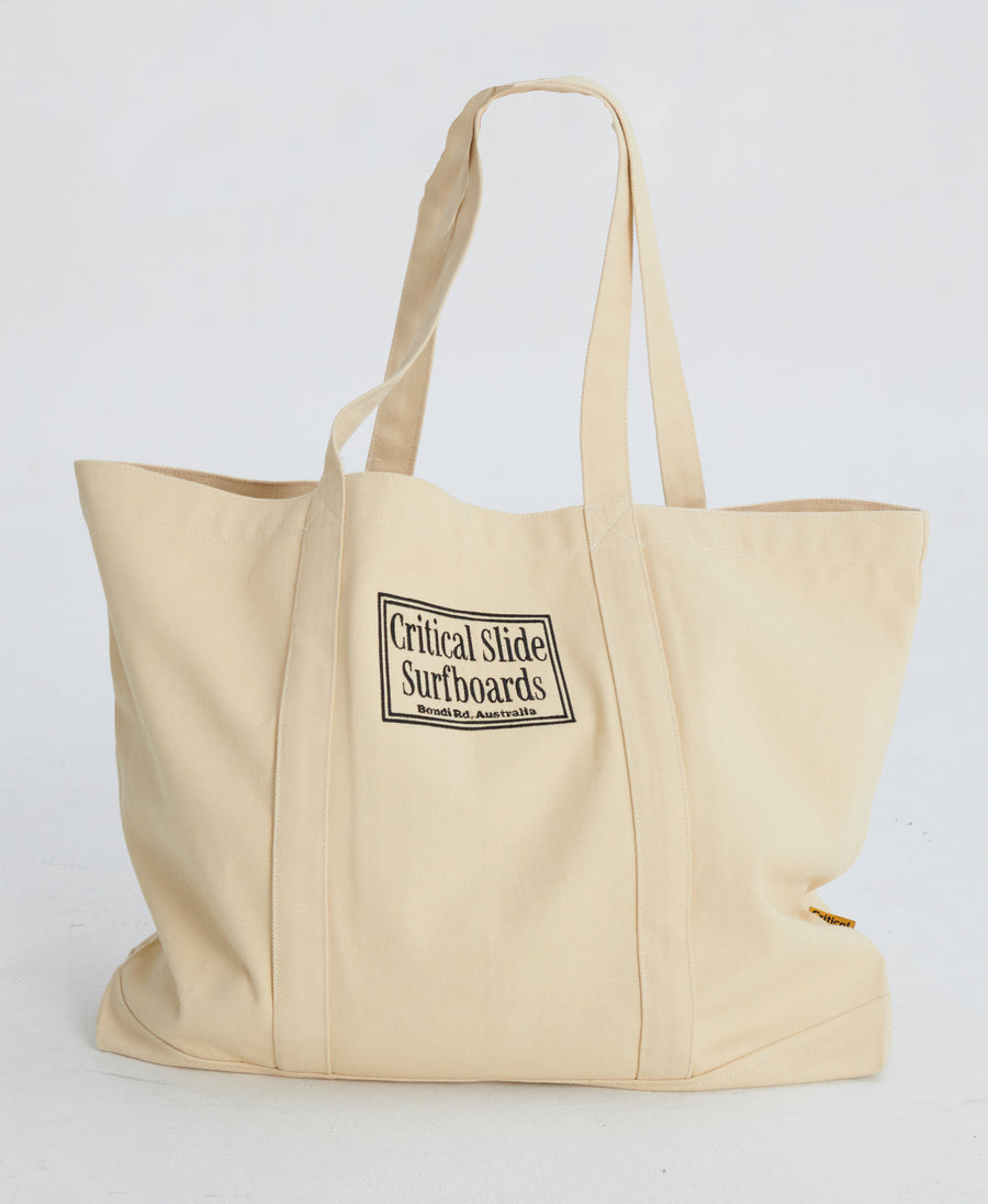 Offset Beach Bag - Ecru