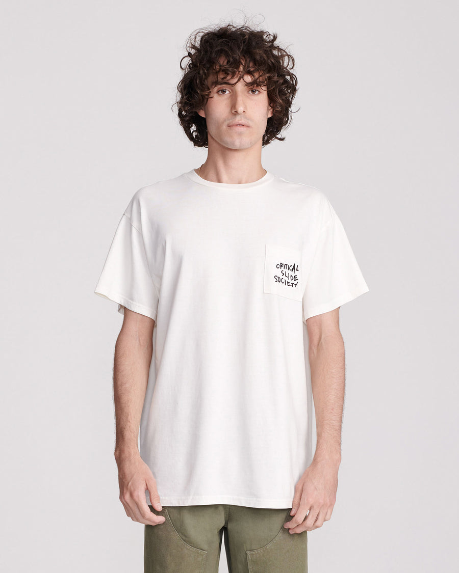 TRIPLET TEE - VINTAGE WHITE