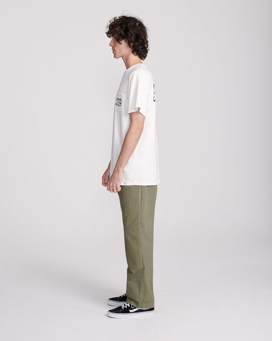 TRIPLET TEE - VINTAGE WHITE