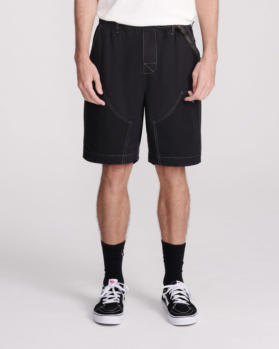 WORKER CONTRAST SHORT - BLACK