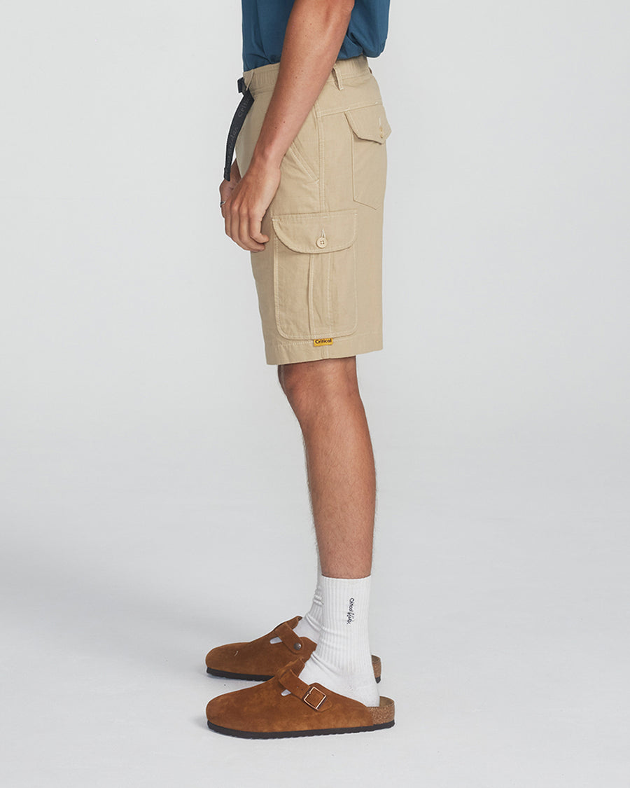 Adventure Ripstop Cargo Short - Pumice