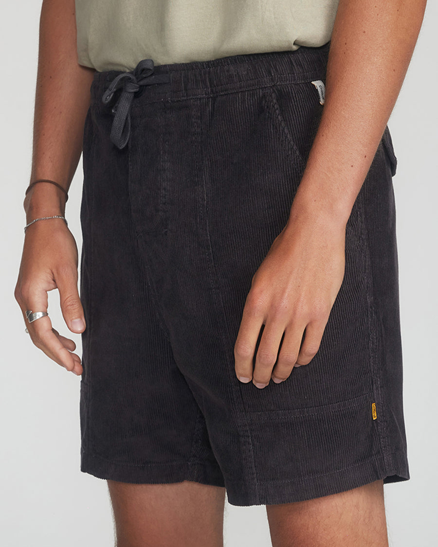 All Day Cord Walkshort  - Vintage Black