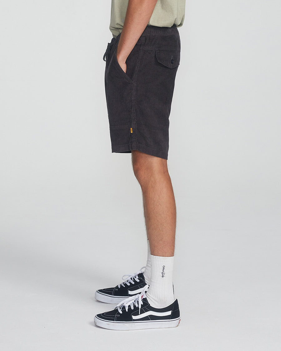 All Day Cord Walkshort  - Vintage Black