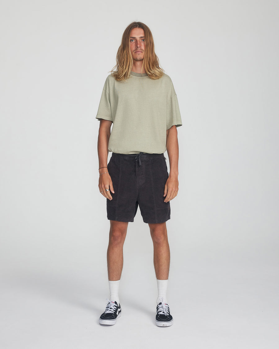 All Day Cord Walkshort  - Vintage Black