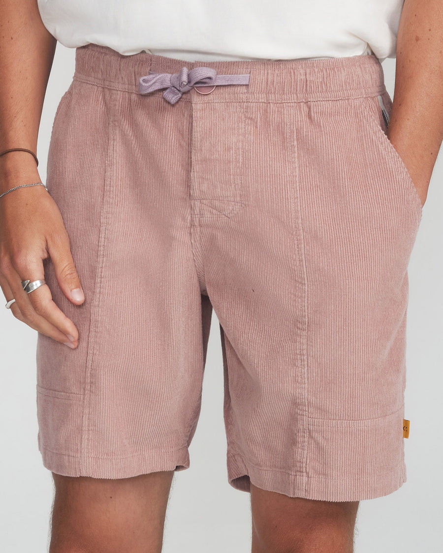 All Day Cord Walkshort - Wine