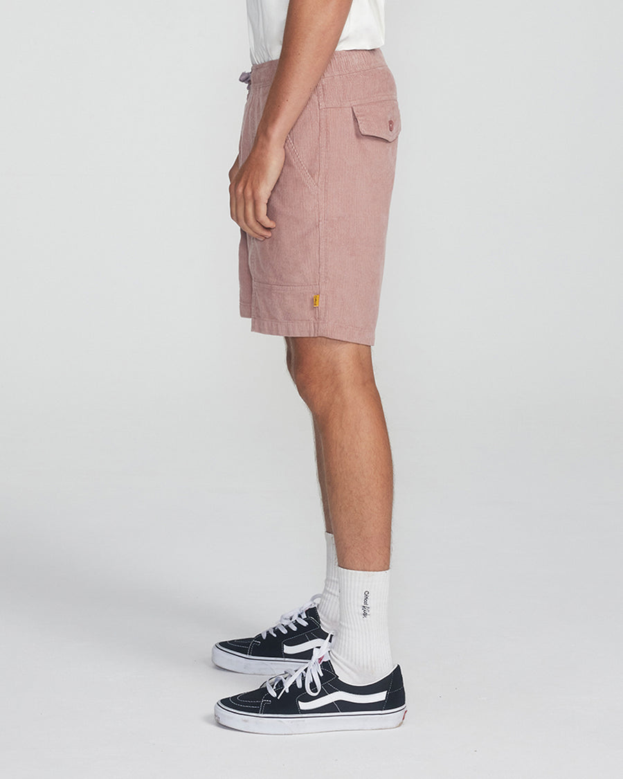 All Day Cord Walkshort - Wine