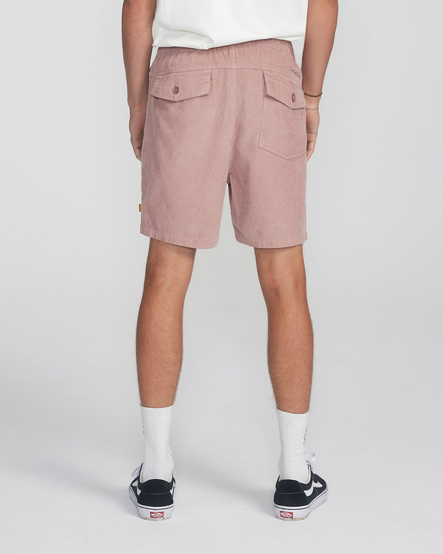All Day Cord Walkshort - Wine