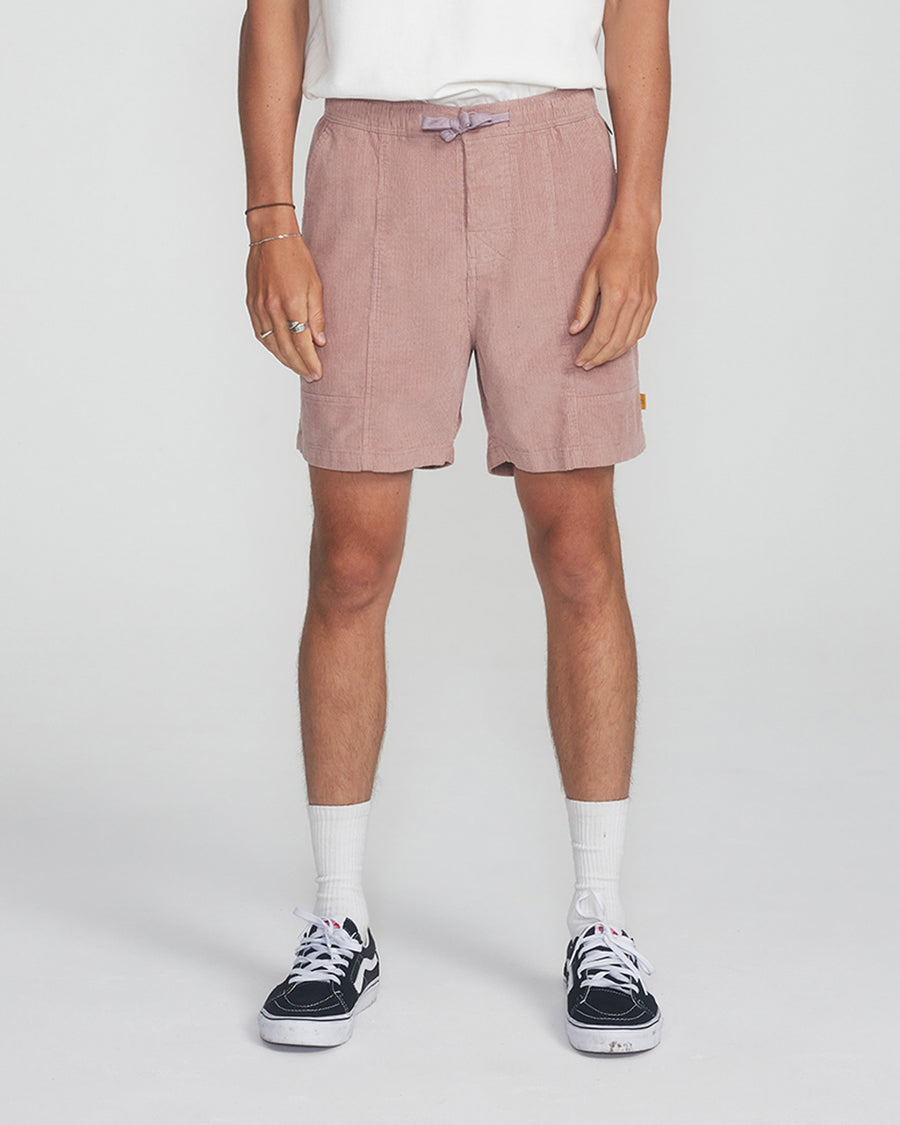 All Day Cord Walkshort - Wine