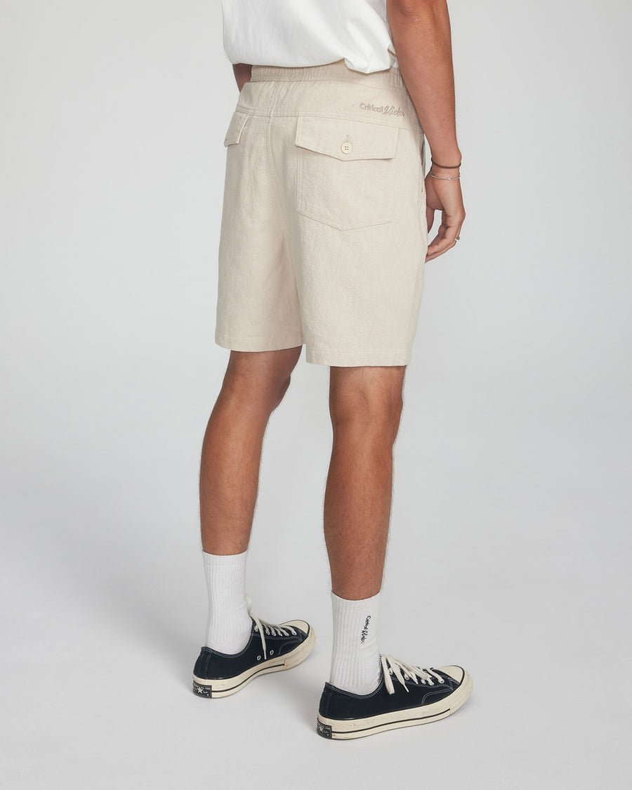 Cruiser Linen Walkshort - Ecru