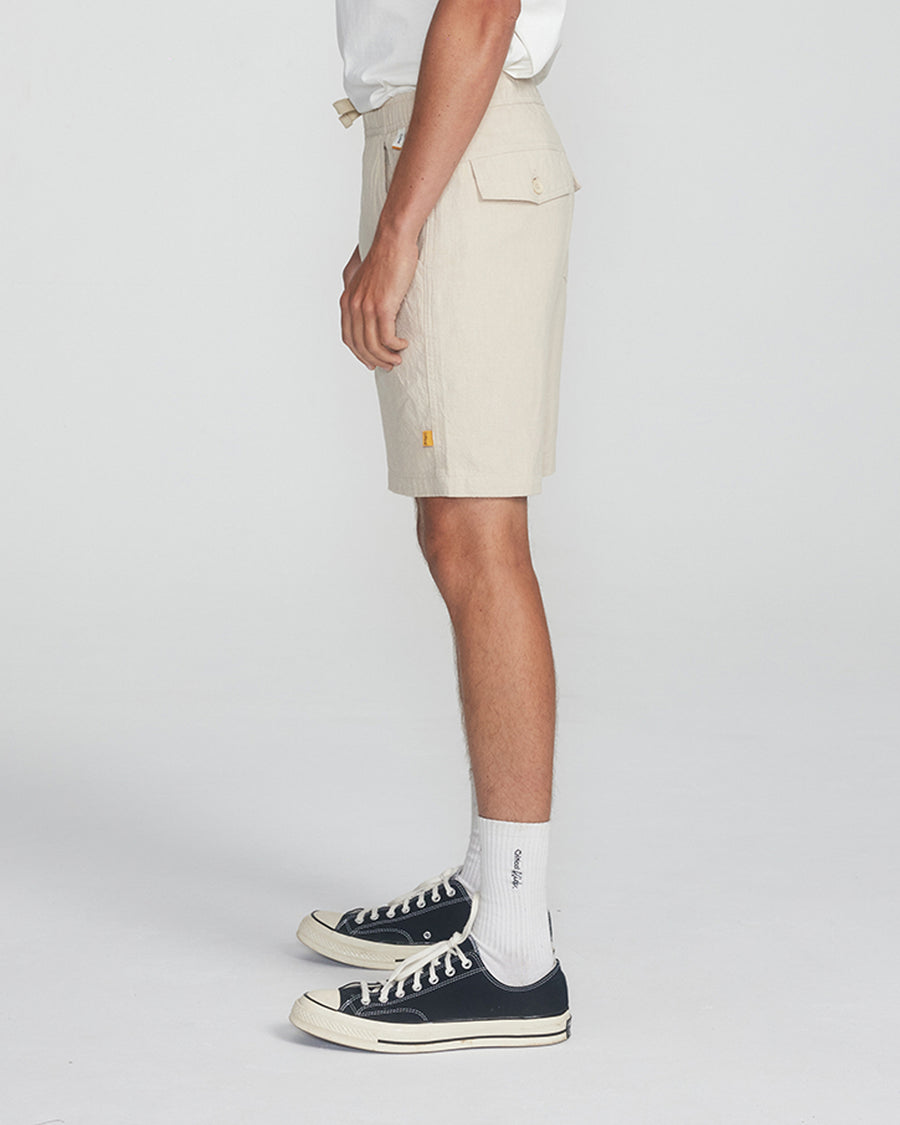 Cruiser Linen Walkshort - Ecru