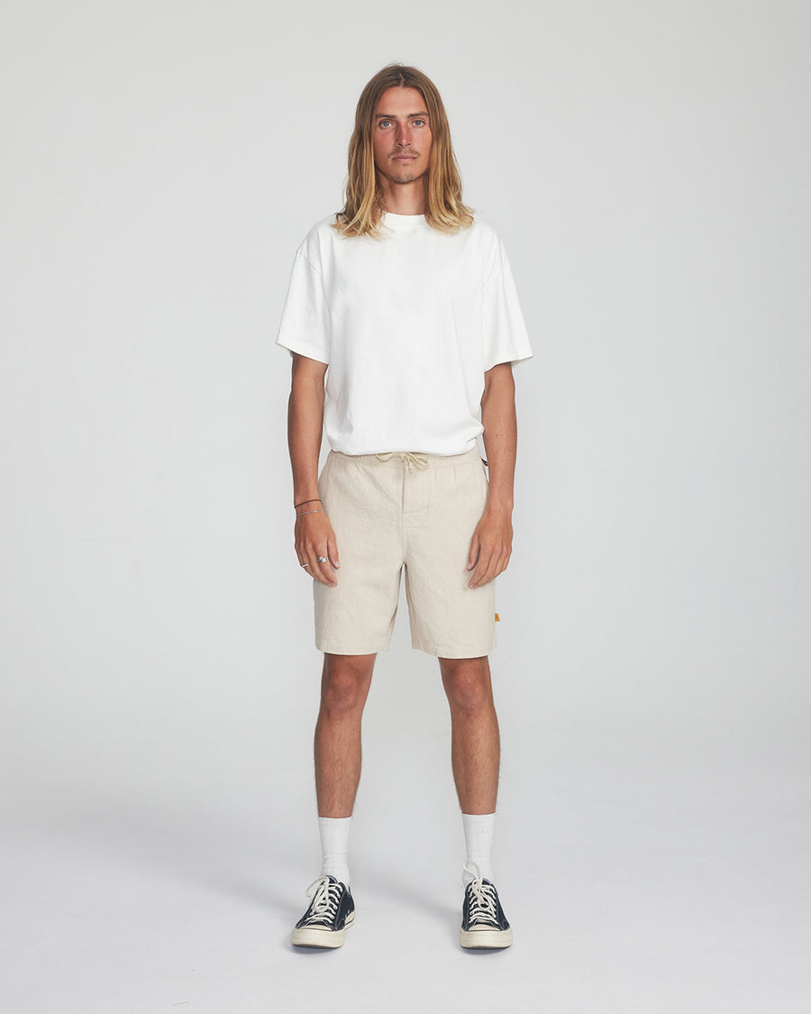 Cruiser Linen Walkshort - Ecru