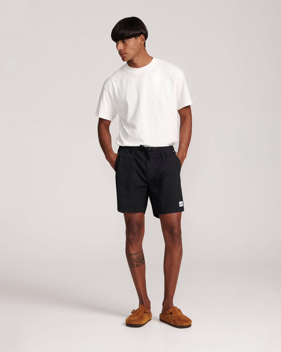 Pullback Twill Swim Short - Black