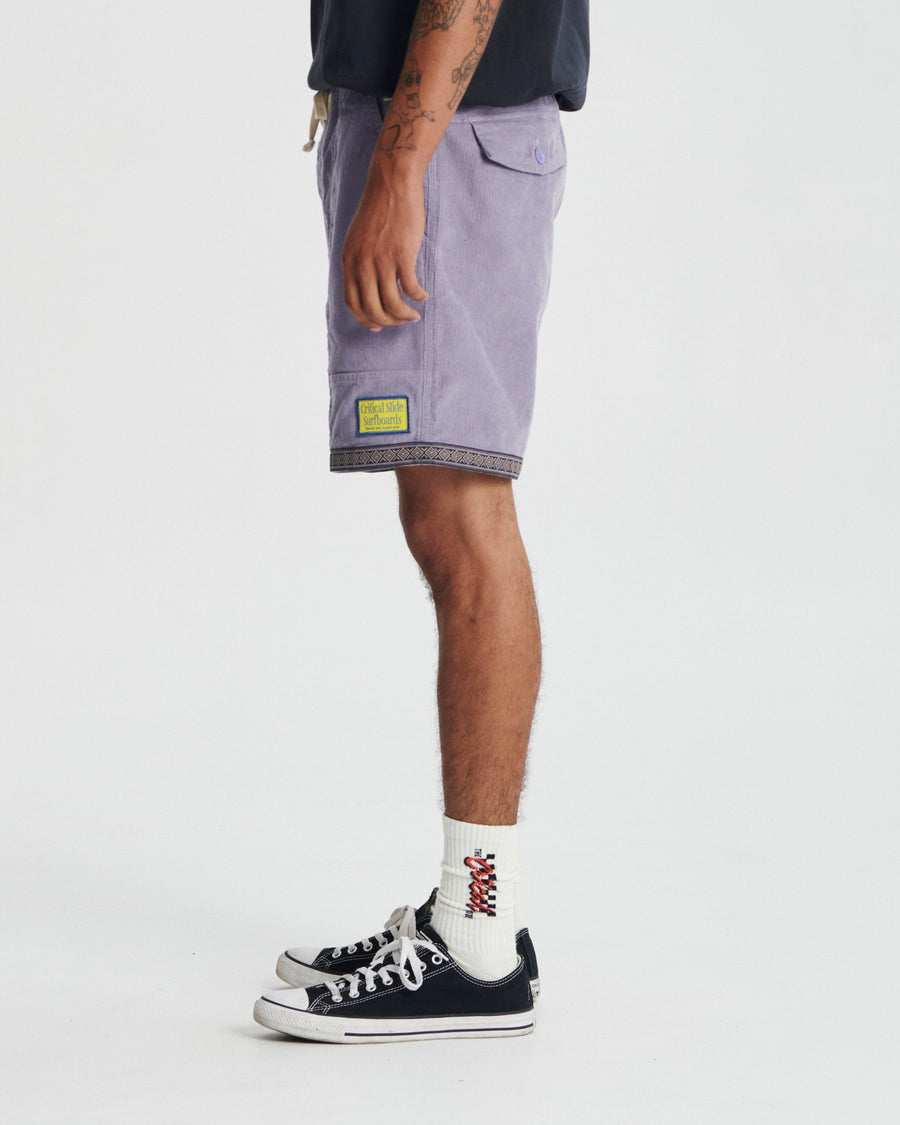 All Day Offset Short - Lavender