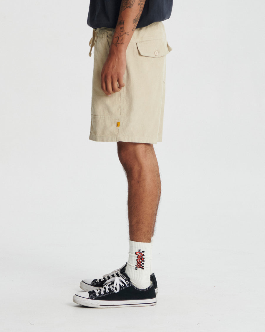 All Day Cord Short - Ecru